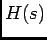 $H(s)$